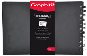 Carnet spécial marqueur à l'alcool Graph'it Artbook A5 80 pages