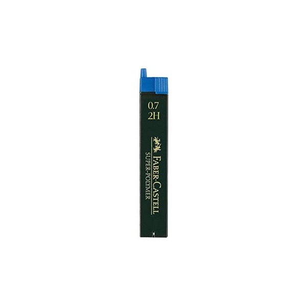 Boîte de 12 Mines Super Polymère 9065 S 0,7 mm 2H FABER-CASTELL