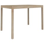 vidaXL Ensemble à dîner 7 Pièces Bois d'acacia solide