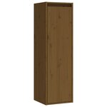 vidaXL Armoire murale Marron miel 30x30x100 cm Bois de pin massif