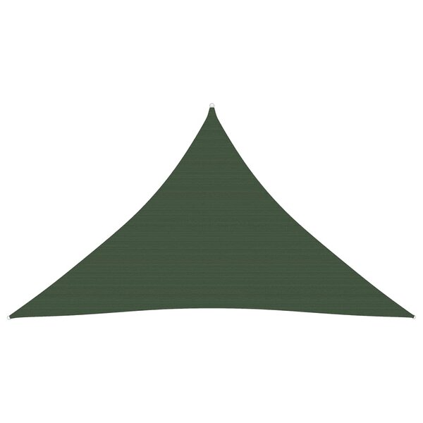 vidaXL Voile d'ombrage 160 g/m² Vert foncé 3x3x4 2 m PEHD