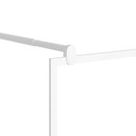 vidaXL Paroi de douche 100x195 cm ESG Verre Blanc