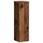 vidaXL Supports pour plantes 2 Pièces vieux bois bois d'ingénierie