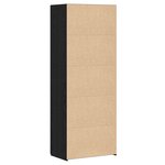vidaXL Highboard Chêne Noir 70x42.5x185 cm Bois d'ingénierie