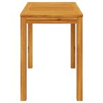 vidaXL Table à manger de jardin 110x55x75 cm bois massif d'acacia