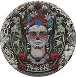 Pièce de monnaie en Argent 2 Dollars g 62.2 (2 oz) Millésime 2024 FRIDA KAHLO