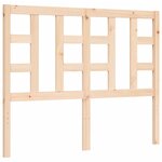 vidaXL Cadre de lit sans matelas 120x200 cm bois massif