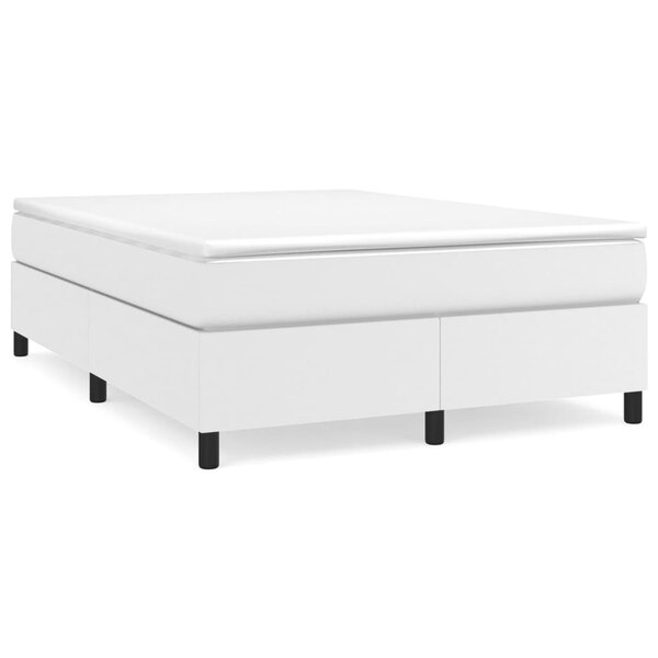 vidaXL Cadre de lit sans matelas blanc 140x200 cm similicuir