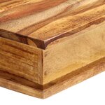 vidaXL Bureau 115 x 50 x 85 cm Bois solide de Sesham