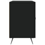 vidaXL Buffet noir 100x36x60 cm bois d'ingénierie