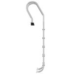 vidaXL Échelle de piscine 54x38x211 cm acier inoxydable 304