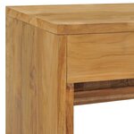 vidaXL Meuble TV 100x35x45 cm Bois de teck massif