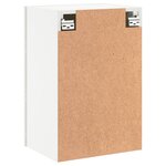 vidaXL Meuble TV mural blanc 40 5x30x60 cm bois d'ingénierie