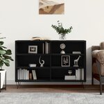 vidaXL Buffet noir 103 5x35x70 cm bois d'ingénierie