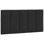 vidaXL Cadre de lit avec tête de lit Noir 100x200 cm Velours