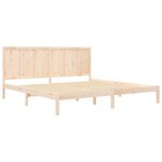 vidaXL Cadre de lit Bois de pin massif 200x200 cm