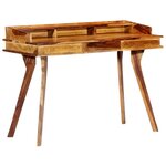 vidaXL Bureau 115 x 50 x 85 cm Bois solide de Sesham