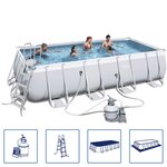 Bestway jeu de piscine avec cadre en acier 549 x 274 x 122 cm 56466