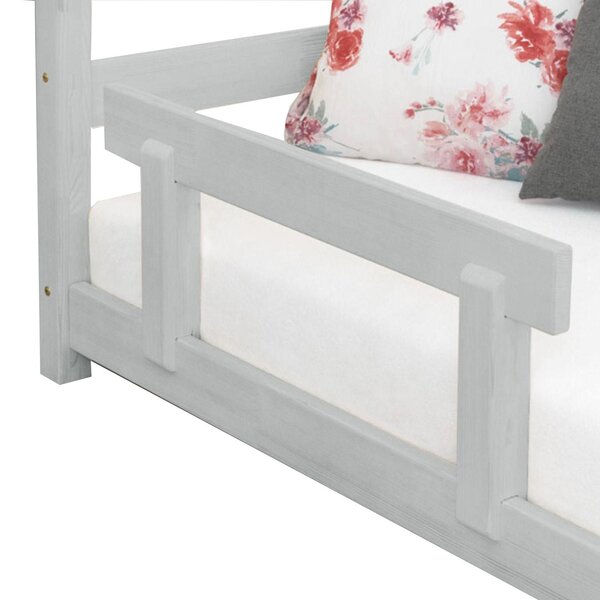 Barrière de lit enfant TRUSTY gris clair