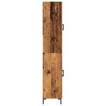 vidaXL Buffet avec Cabinet Mur en Bois Ancien en Bois Aggloméré