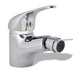 vidaXL Robinet de bidet de salle de bain Chrome