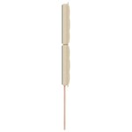 vidaXL Cabeza de lit LED Design Lignes Crème 90 cm Tissu