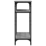vidaXL Table d'appoint Sonoma gris 40x30x75 cm Bois d'ingénierie