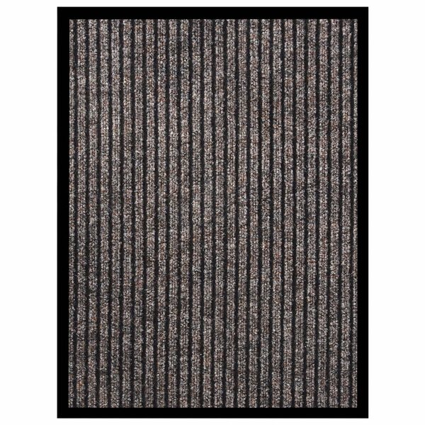 vidaXL Paillasson rayé Beige 40x60 cm