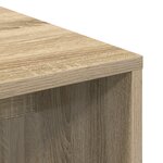 vidaXL Bureau avec rangement en chêne Sonoma