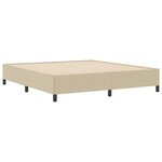 vidaXL Cadre de lit Vert clair Gris 180x200 cm Tissu en velours côtelé