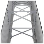 vidaXL Lit surélevé de jardin Acier enduit de poudre Anthracite