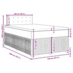 vidaXL Sommier à lattes de lit et matelas Vert foncé 120x200cm Velours