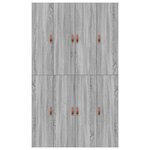 Cadre de lit de rangement vidaXL Gris Sonoma 120x200 cm