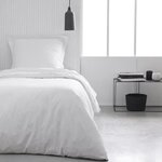 Housse de couette - 140 x 200 cm uni - Craie