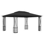 vidaXL Tonnelle avec moustiquaire 300x400x265 cm Anthracite