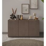 Buffet haut FIRENZE - Bronze et chêne Mercure - 3 portes/design