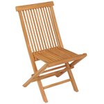 vidaXL Ensemble à manger de jardin 7 Pièces Bois de teck massif