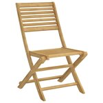 vidaXL Ensemble à manger de jardin 7 Pièces Bois d'acacia solide