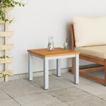 vidaXL Table d'appoint de jardin 45x45x38 cm en bois d'acacia massif