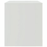 vidaXL Meubles TV 2 Pièces blanc 67x39x44 cm acier