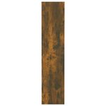 vidaXL Bibliothèque/Séparateur de pièce Chêne fumé Bois d'ingénierie
