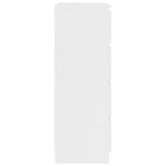 vidaXL Buffet Blanc 60x35x98 5 cm Bois d'ingénierie