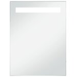 vidaXL Miroir mural à LED pour salle de bains 60x80 cm