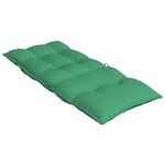 vidaXL Coussins de chaise à dossier haut lot de 2 vert tissu oxford