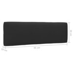 vidaXL Salon de jardin palette 4Pièces avec coussins Pin imprégné de gris
