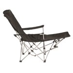 Outwell Chaise longue pliable de camping Catamarca noir