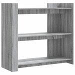 vidaXL Table console sonoma gris 100x35x90 cm bois d'ingénierie
