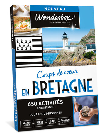 Coffret cadeau - WONDERBOX - Coups de cœur en Bretagne