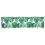 vidaXL Coussins de palette pour banc 2 Pièces Motif de feuilles 150x40x8 cm Tissu Oxford