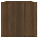 vidaXL Armoire murale Chêne marron 100x36 5x35 cm Bois d'ingénierie